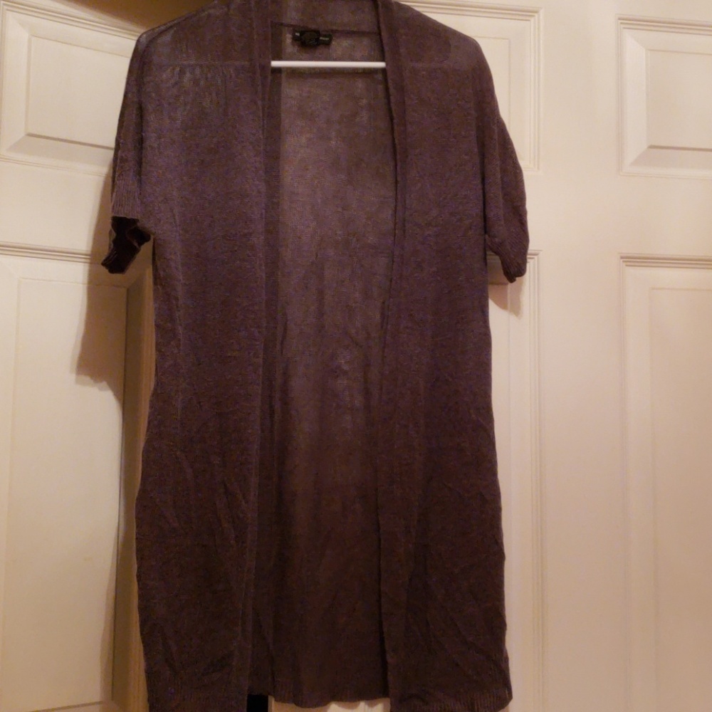 Brown cardigan